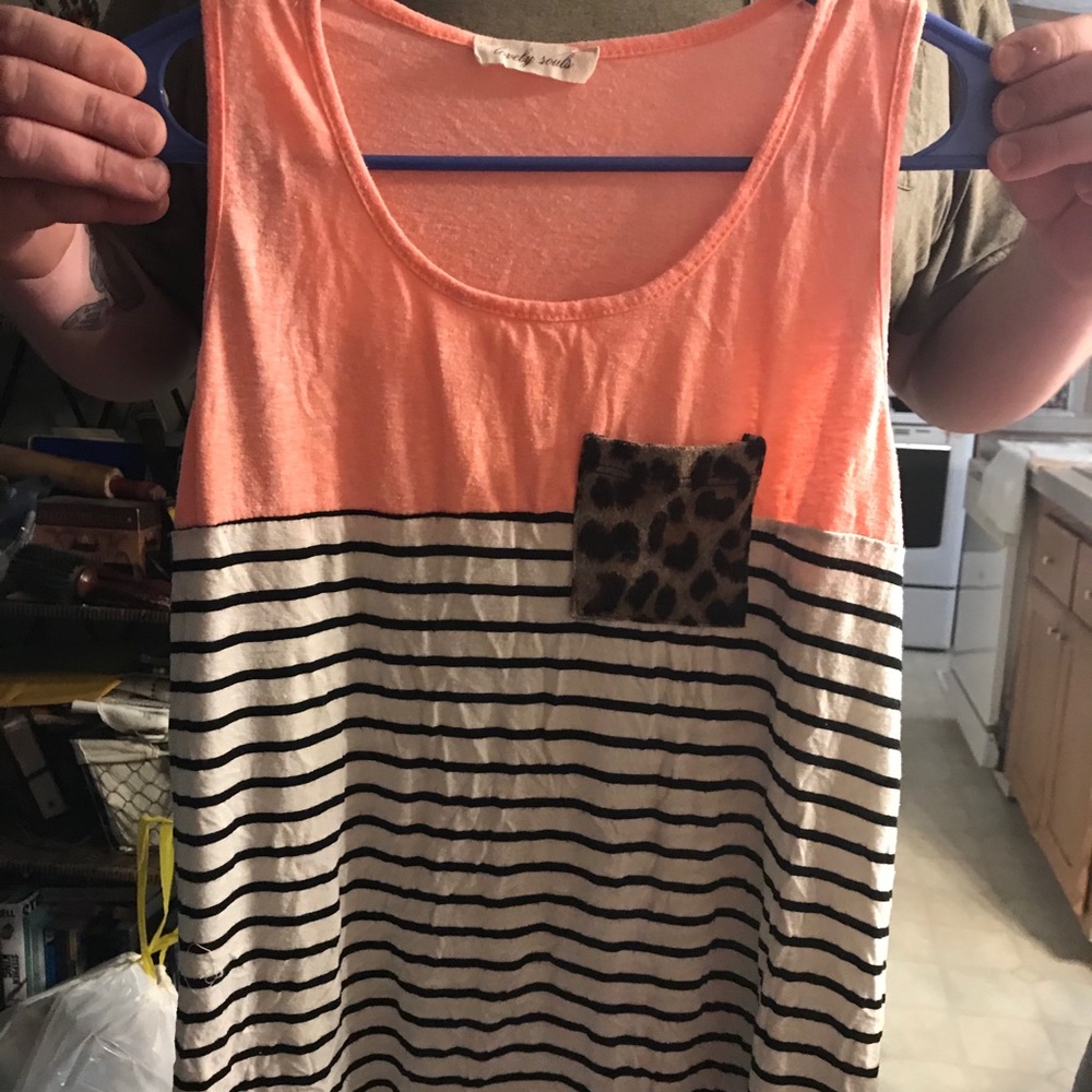 Cheetah stripped shirt
